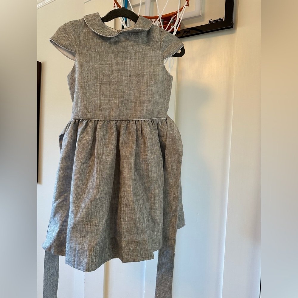 Busy Bees gray dress